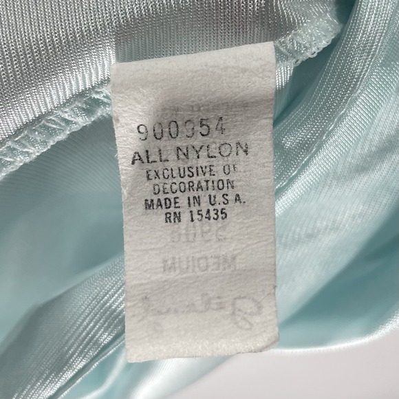 Vintage Gilead Nightgown Mint Nylon Lace Trim USA Made Medium 70s 80s - Picture 8 of 11